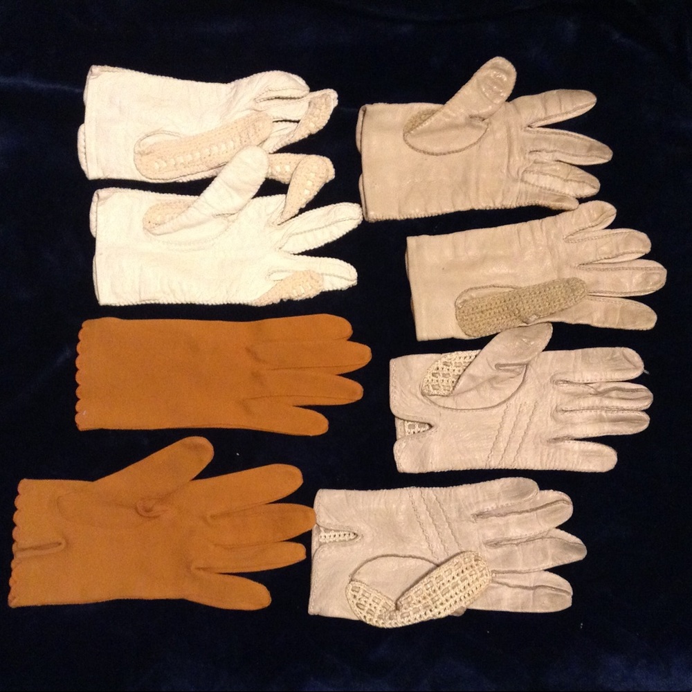 Leather gloves